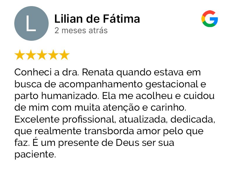 avaliação positiva dra. Renata krepischi