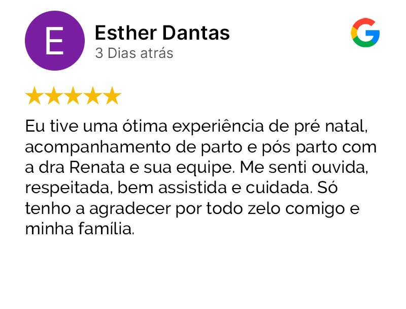 avaliação positiva dra. Renata krepischi
